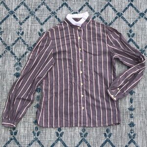 Vintage Striped Blouse